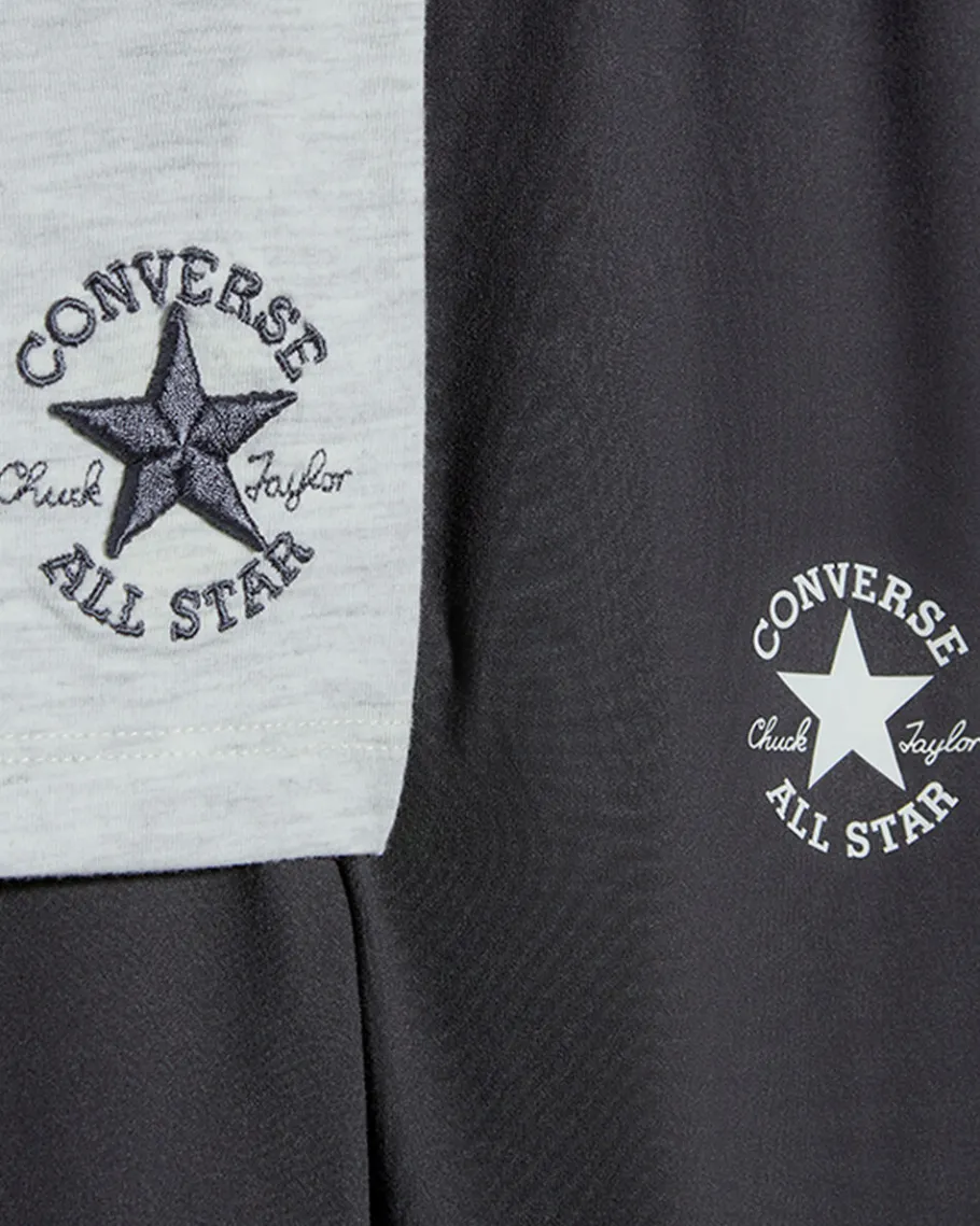 Converse Boxy T-Shirt and Leggings Set*Niños Partes De Arriba Y Camisetas