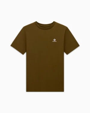 Converse Camiseta de ajuste estándar Go-To Embroidered Star Chevron*Hombre Partes De Arriba Y Camisetas