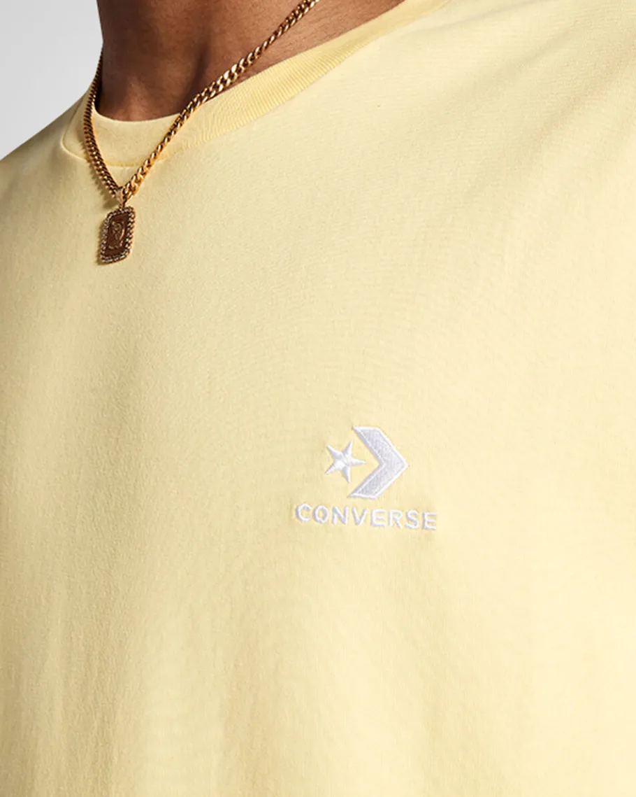 Converse Camiseta de ajuste estándar Go-To Embroidered Star Chevron*Hombre Partes De Arriba Y Camisetas
