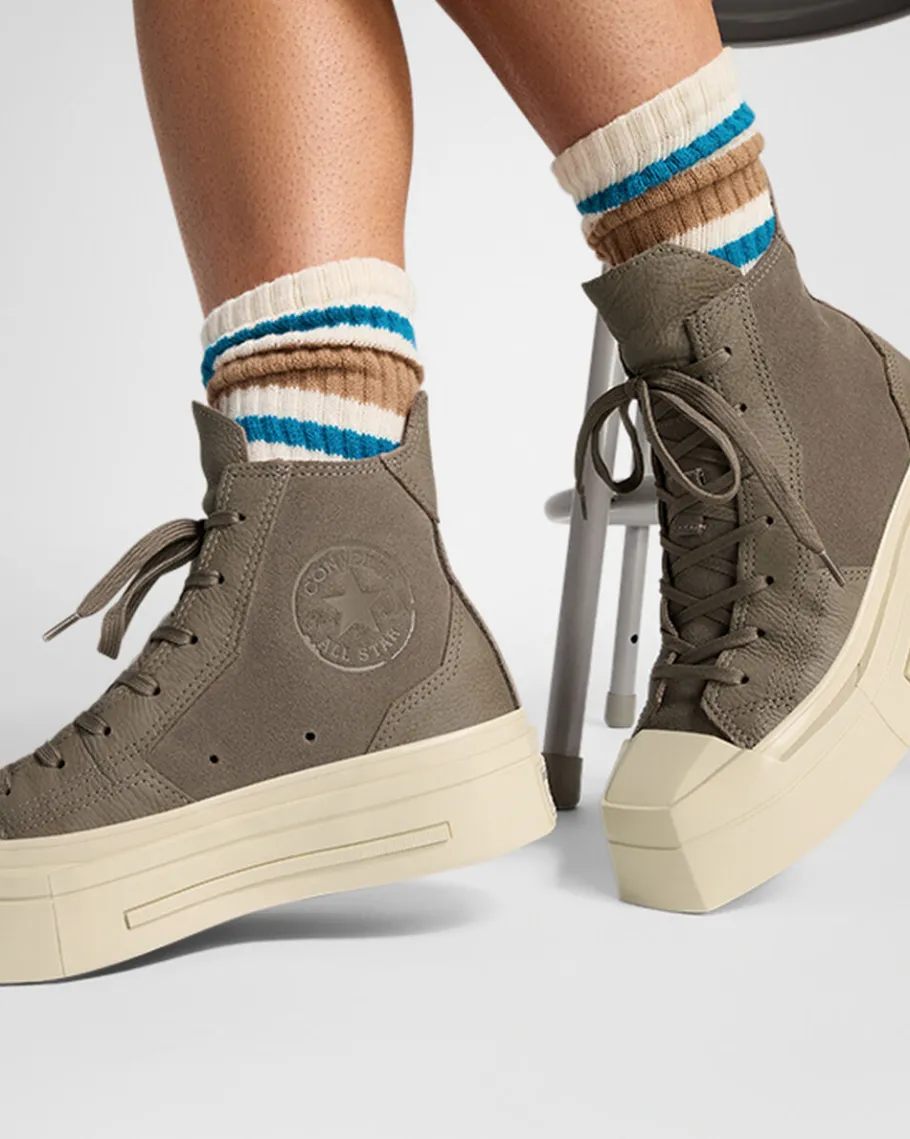 Converse Chuck 70 De Luxe Squared Coffee Break*Mujer Corte Alto | Plataformas