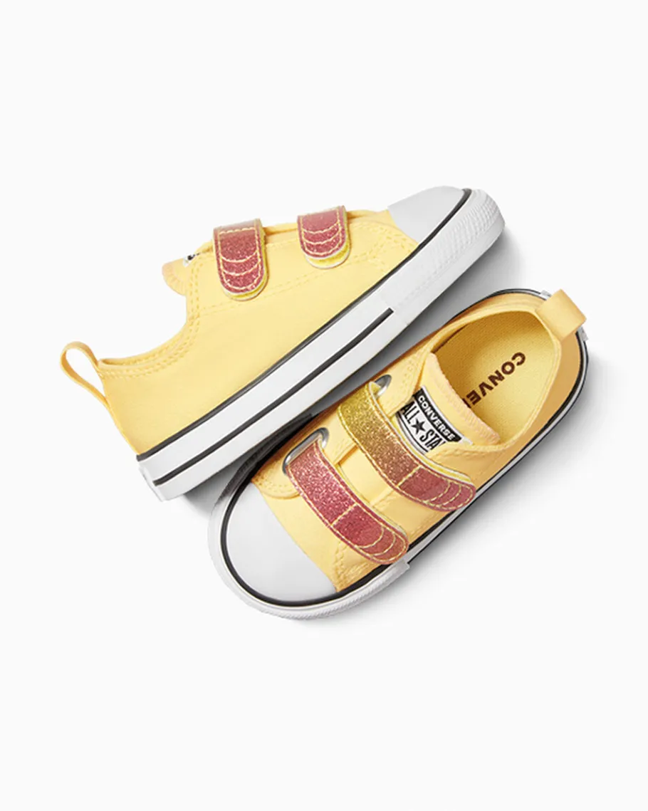 Converse Chuck Taylor All Star Easy On Citrus Glitz*Niños Corte Bajo | Fáciles De Quitar Y De Poner
