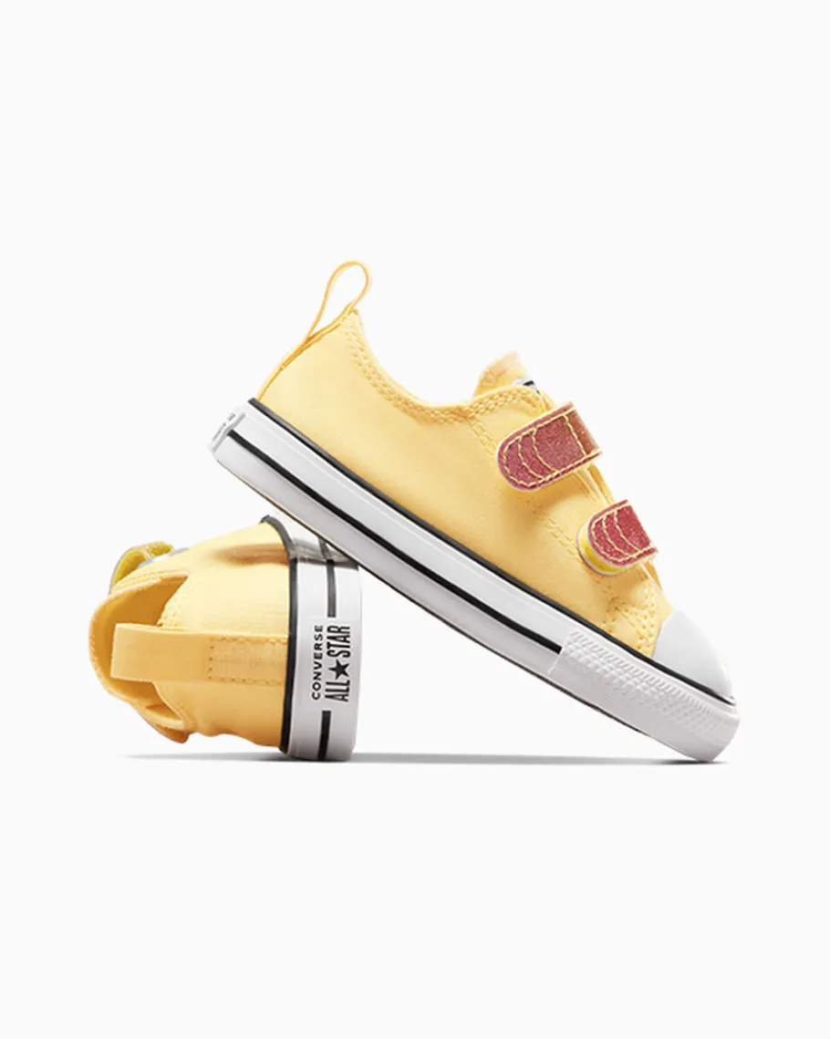 Converse Chuck Taylor All Star Easy On Citrus Glitz*Niños Corte Bajo | Fáciles De Quitar Y De Poner