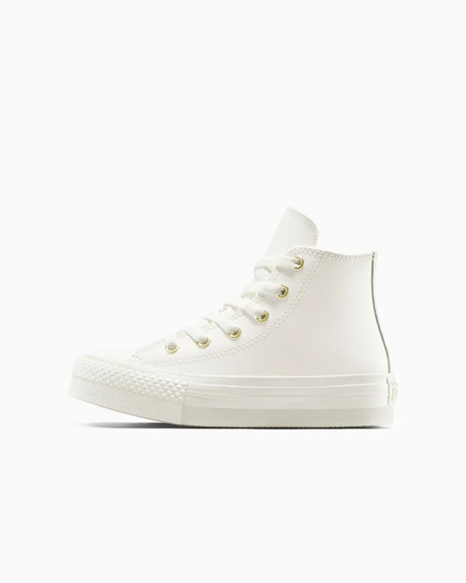 Converse Chuck Taylor All Star EVA Lift Leather + Gold*Niños Niños Pequeños (4-8 Años) | Niña