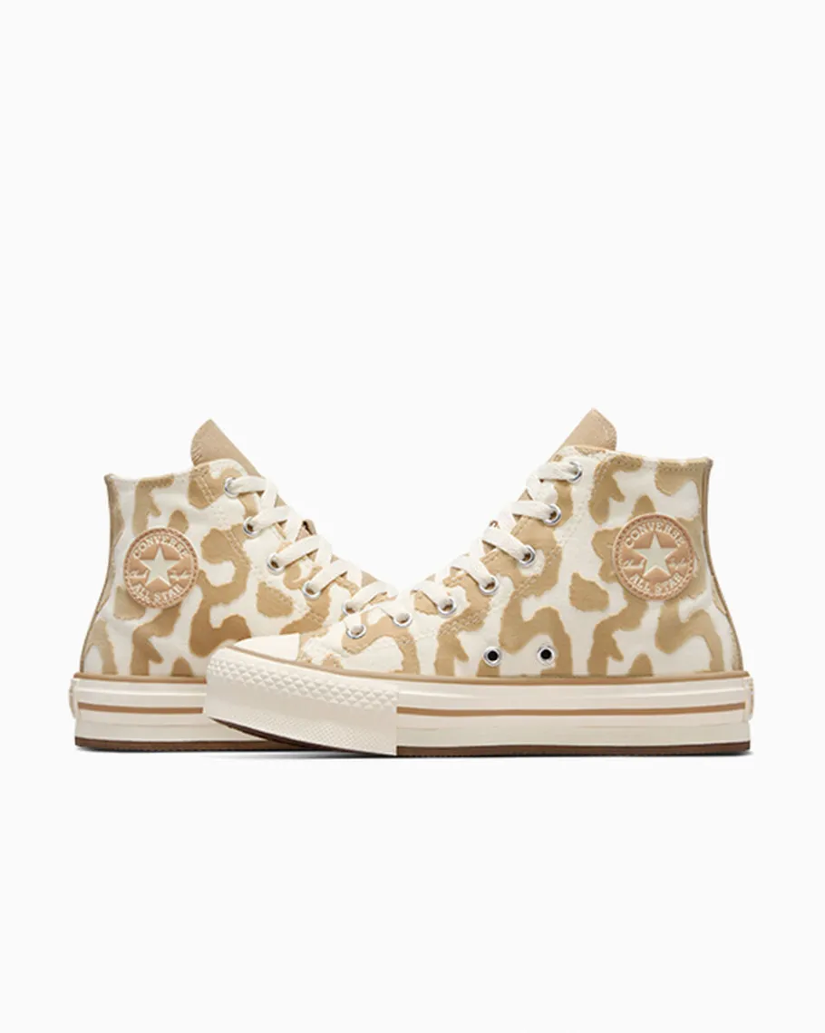 Converse Chuck Taylor All Star EVA Lift Leopard*Niños Niños (8-12 Años) | Niña