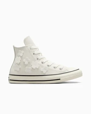 Converse Chuck Taylor All Star Leather 3D Flowers*Mujer Corte Alto | Corte Bajo
