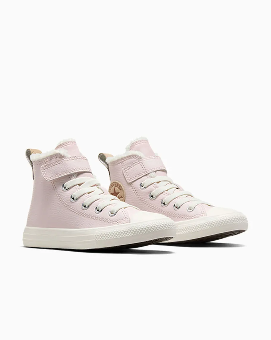 Converse Chuck Taylor All Star Leather & Sherpa Easy-On*Niños Niña | Fáciles De Quitar Y De Poner