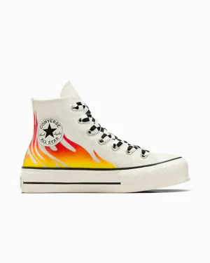 Converse Chuck Taylor All Star Lift Platform Flames*Mujer Corte Alto | Corte Bajo