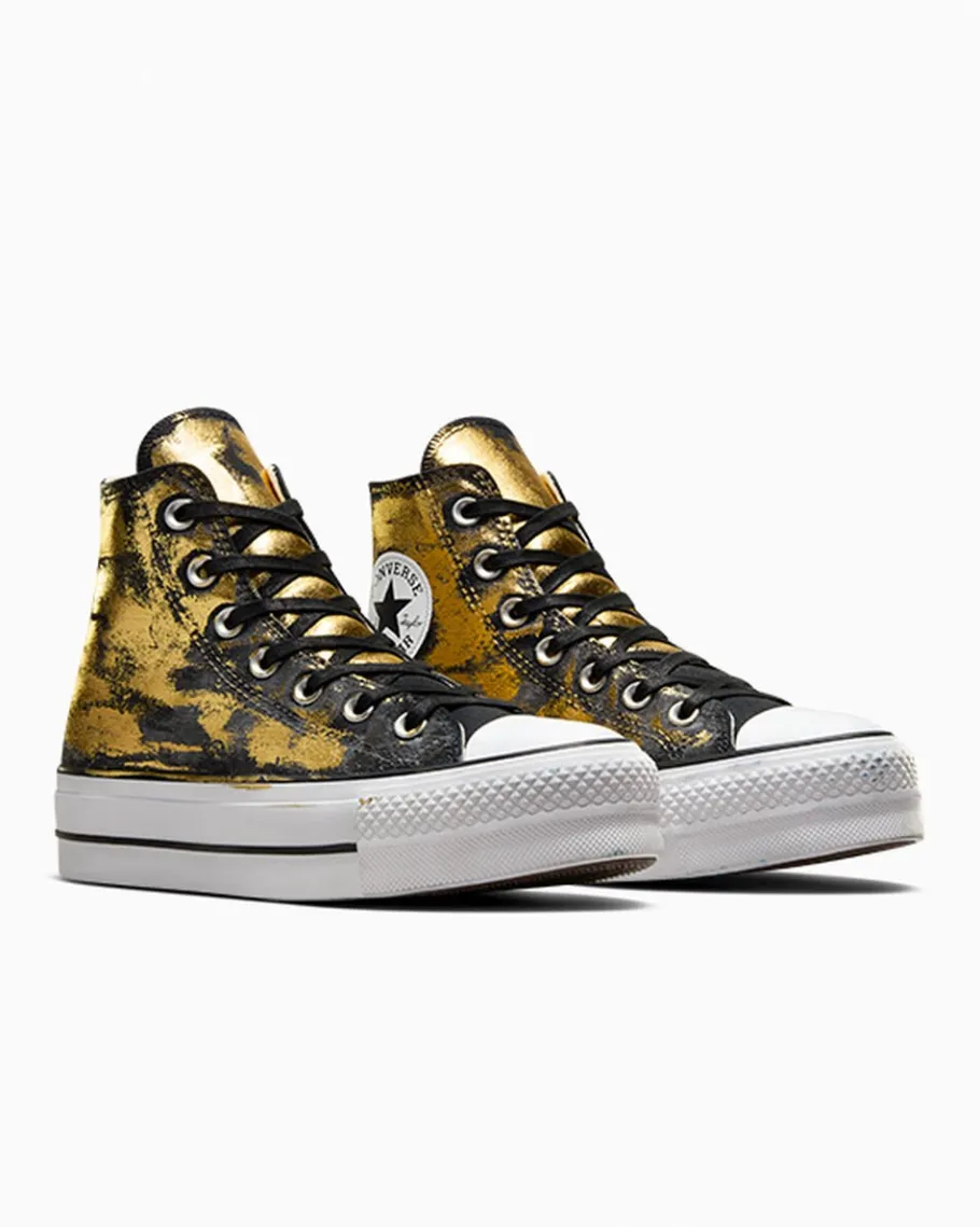 Converse Chuck Taylor All Star Lift Platform Gold Layer*Mujer Corte Alto | Plataformas