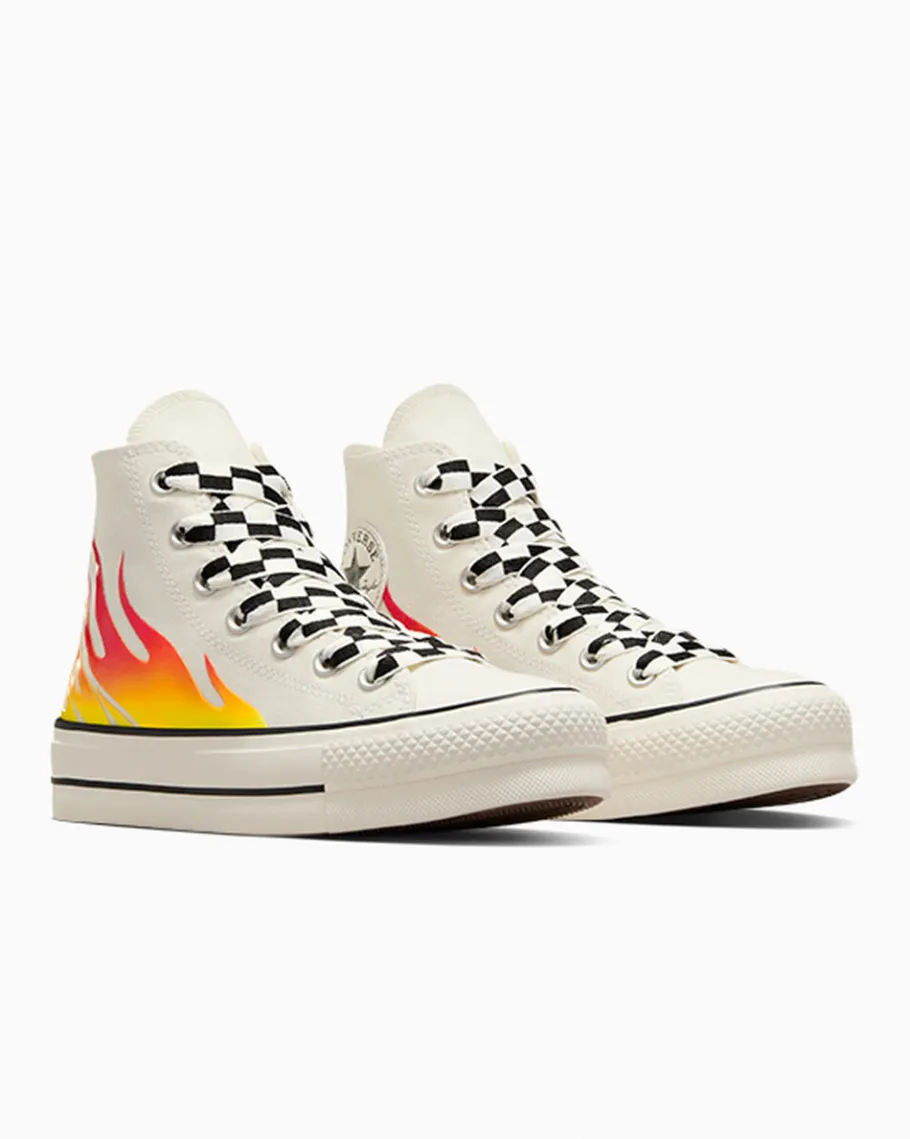 Converse Chuck Taylor All Star Lift Platform Flames*Mujer Corte Alto | Corte Bajo