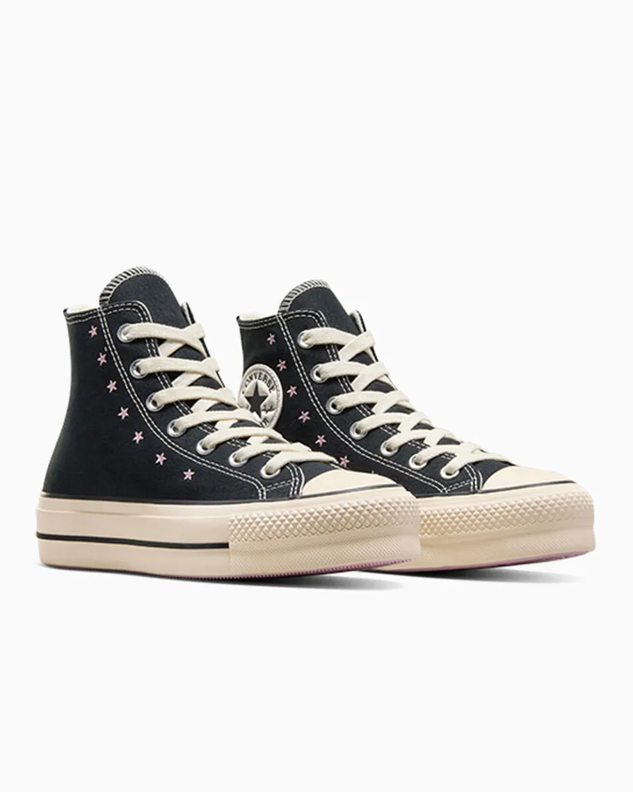 Converse Chuck Taylor All Star Lift Platform Embroidered Stars*Mujer Corte Alto | Plataformas