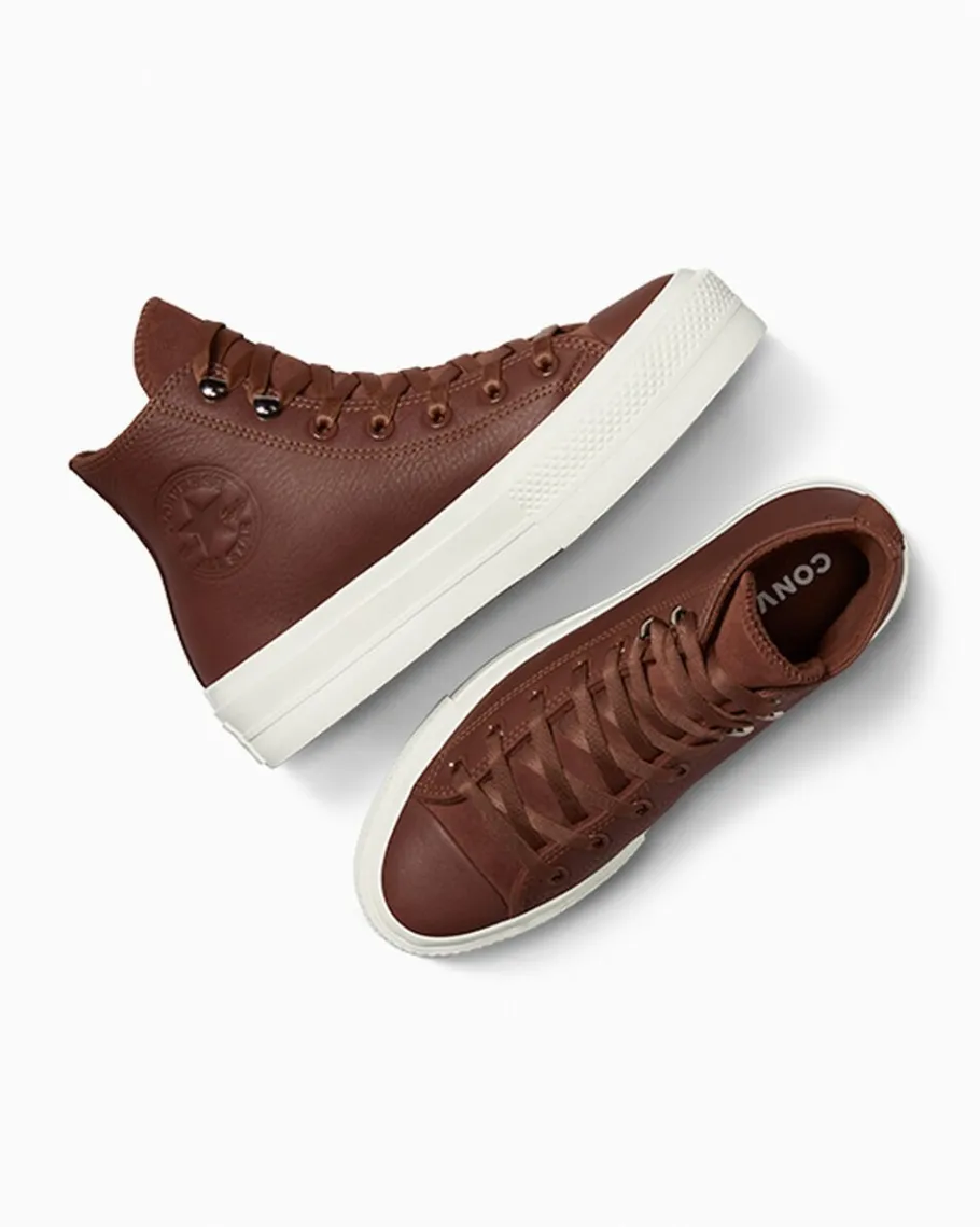 Converse Chuck Taylor All Star Lift Platform Water Repellent Leather*Mujer Corte Alto | Plataformas