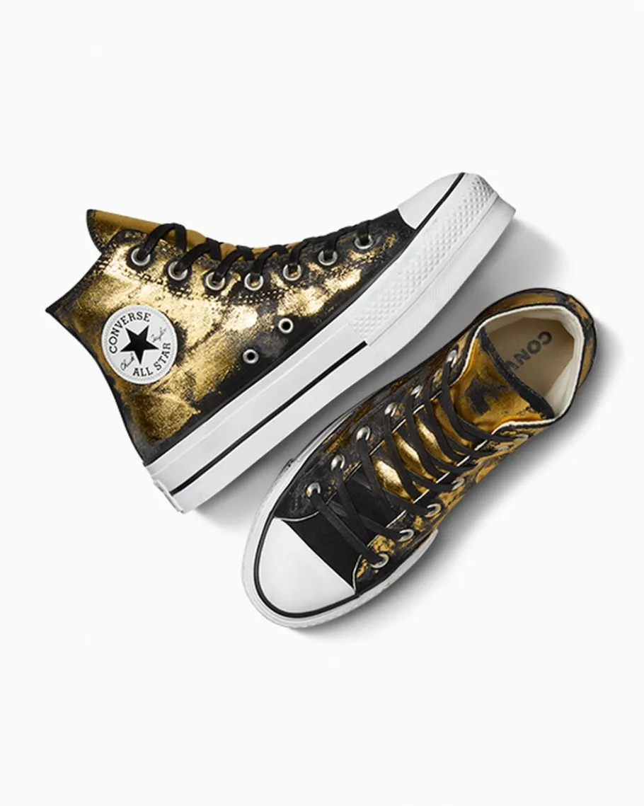 Converse Chuck Taylor All Star Lift Platform Gold Layer*Mujer Corte Alto | Plataformas