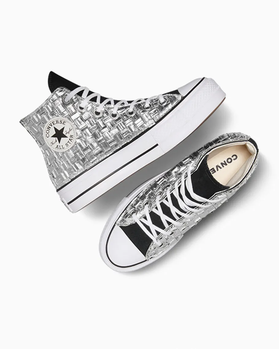 Converse Chuck Taylor All Star Lift Platform Braided Metallic*Mujer Corte Alto | Plataformas