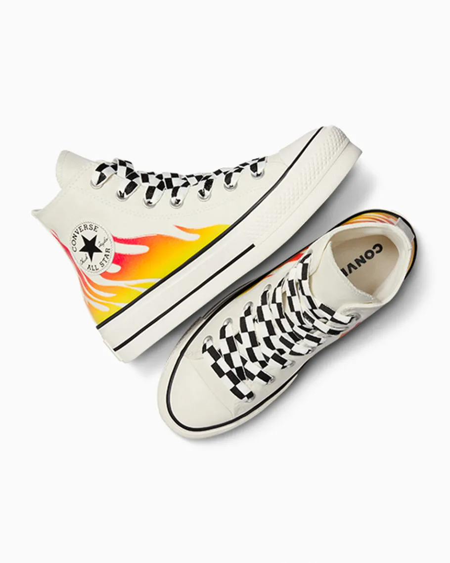 Converse Chuck Taylor All Star Lift Platform Flames*Mujer Corte Alto | Corte Bajo