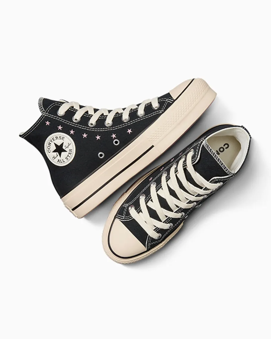 Converse Chuck Taylor All Star Lift Platform Embroidered Stars*Mujer Corte Alto | Plataformas