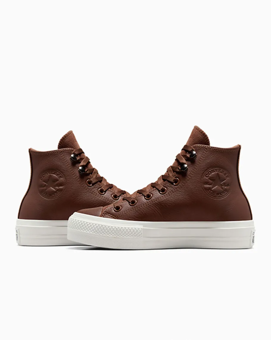 Converse Chuck Taylor All Star Lift Platform Water Repellent Leather*Mujer Corte Alto | Plataformas