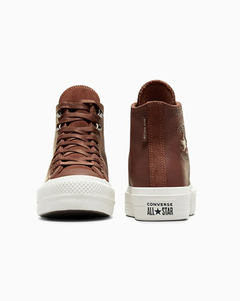 Converse Chuck Taylor All Star Lift Platform Water Repellent Leather*Mujer Corte Alto | Plataformas