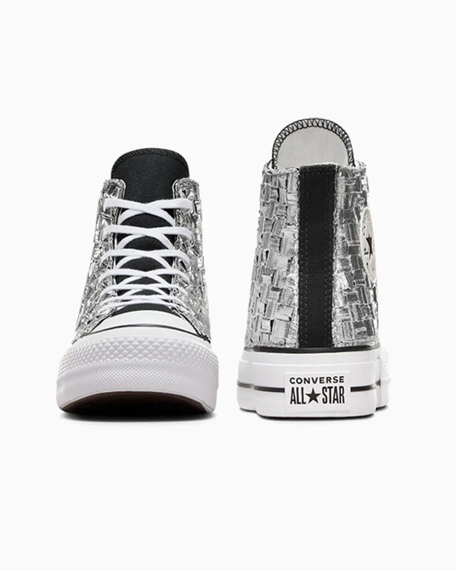 Converse Chuck Taylor All Star Lift Platform Braided Metallic*Mujer Corte Alto | Plataformas