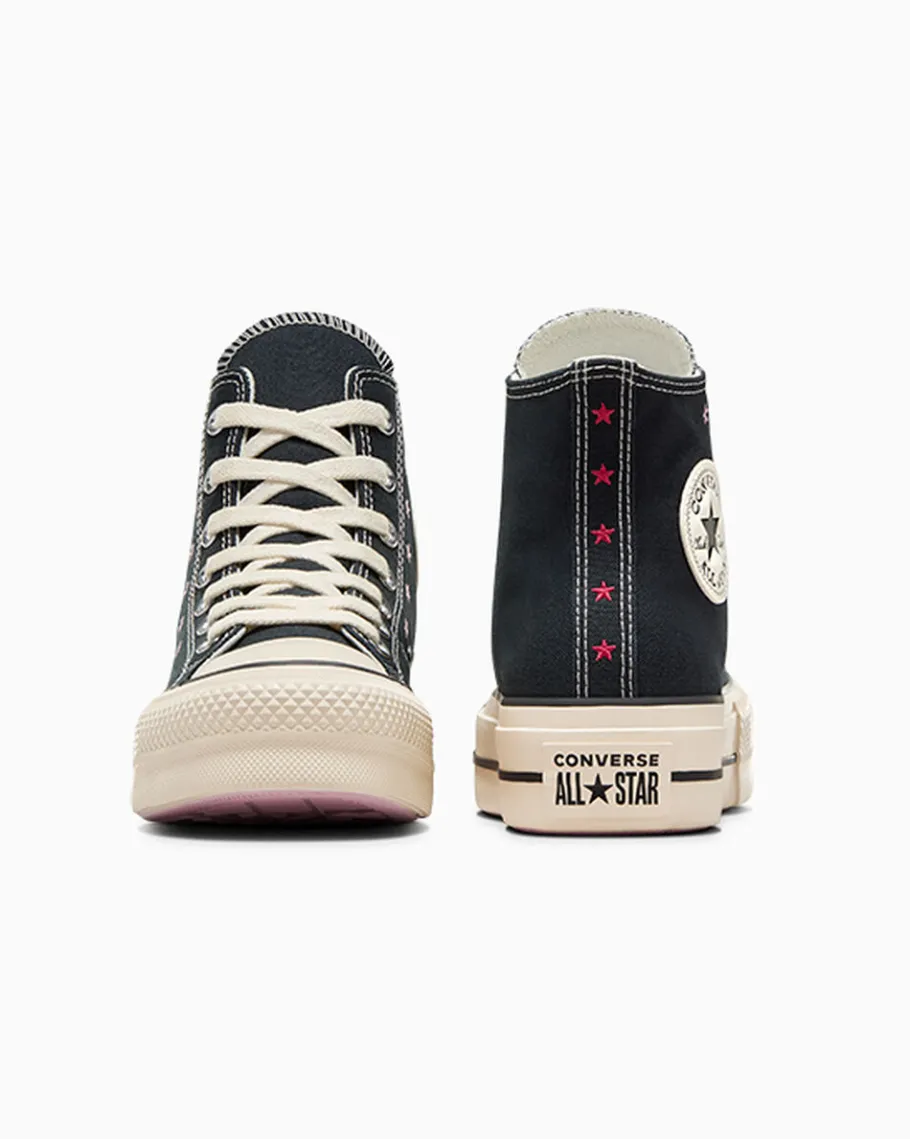 Converse Chuck Taylor All Star Lift Platform Embroidered Stars*Mujer Corte Alto | Plataformas