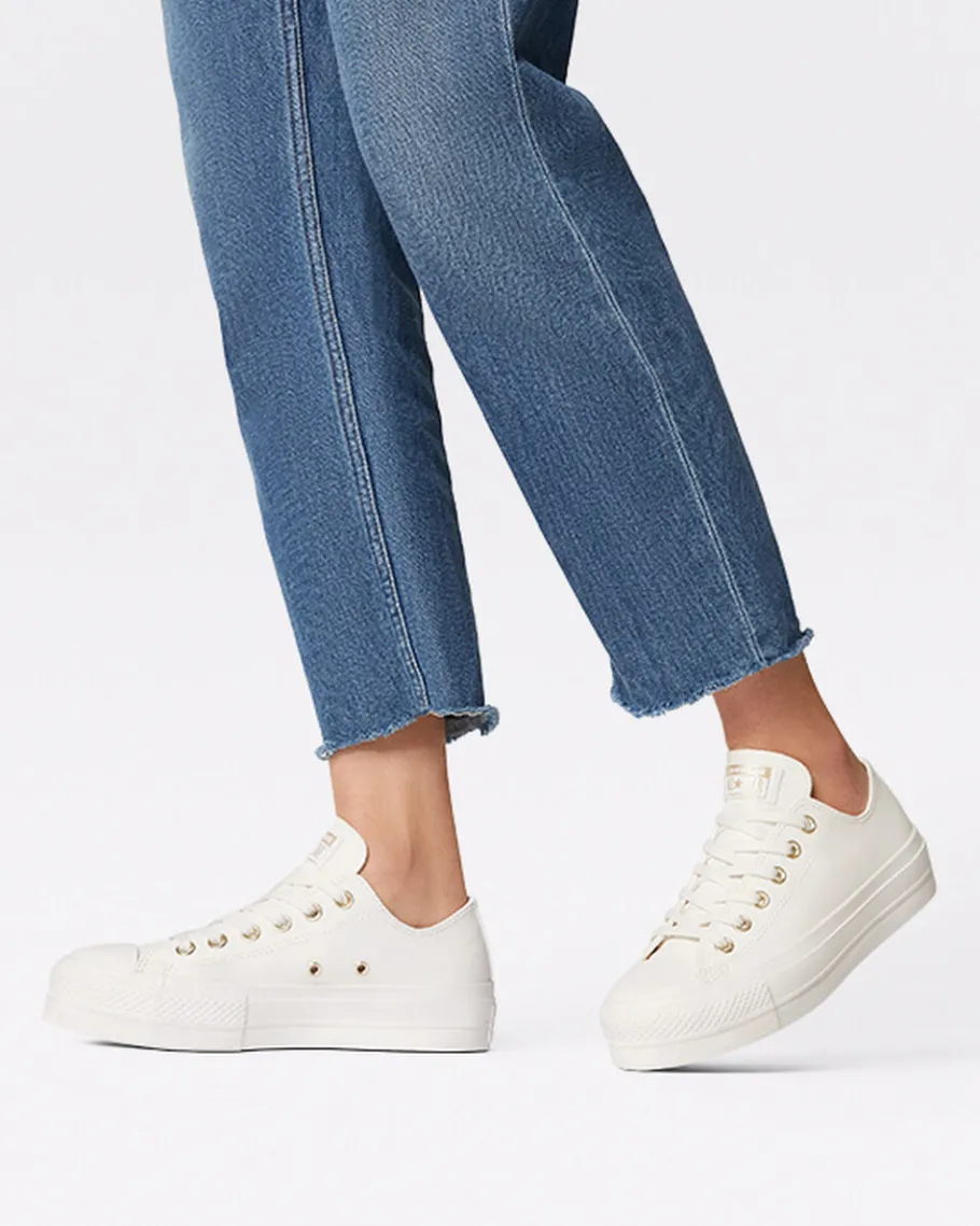 Converse Chuck Taylor All Star Lift Platform Mono White*Mujer Corte Bajo | Plataformas