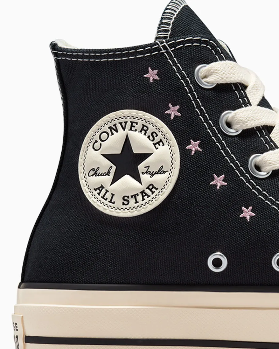 Converse Chuck Taylor All Star Lift Platform Embroidered Stars*Mujer Corte Alto | Plataformas