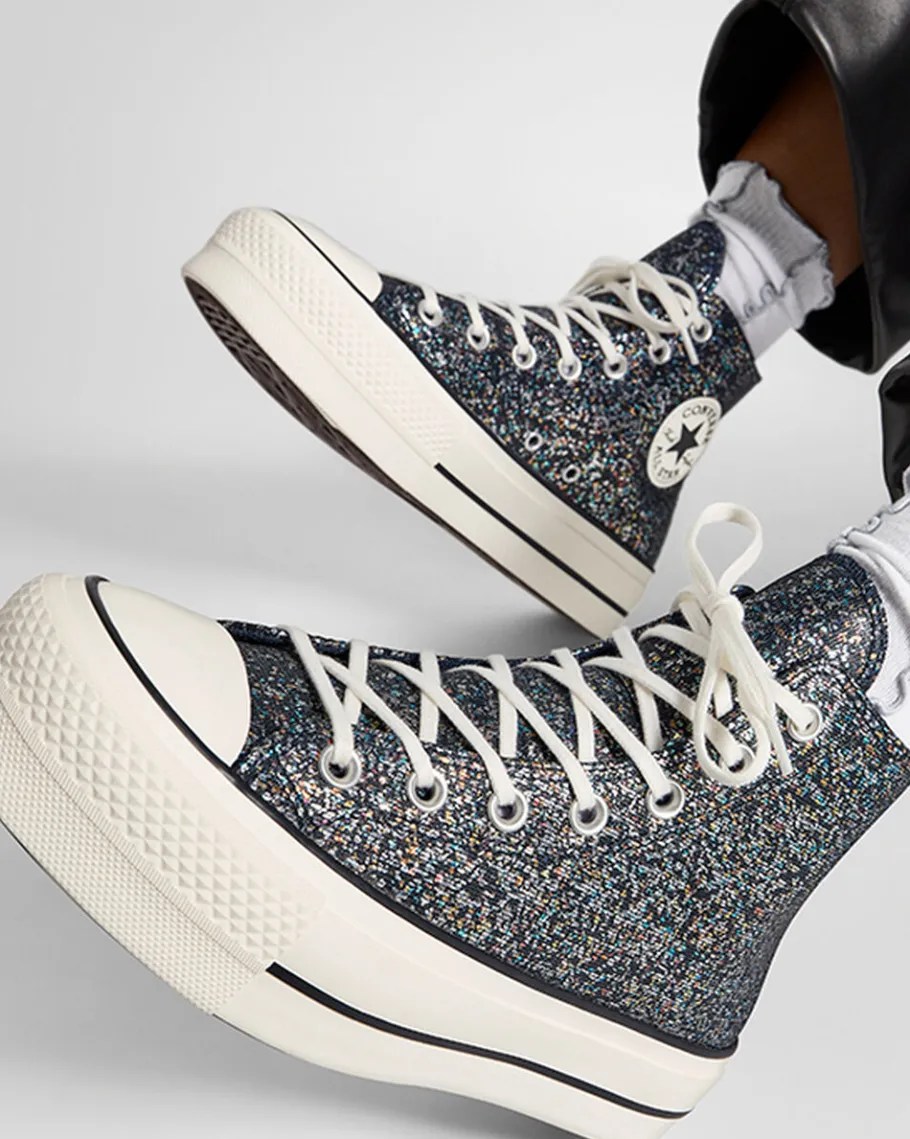Converse Chuck Taylor All Star Lift Platform Glitter*Mujer Corte Alto | Plataformas