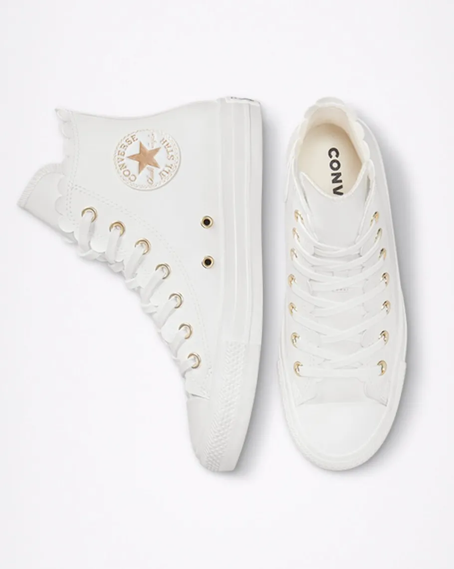 Converse Chuck Taylor All Star Mono White*Mujer Corte Alto