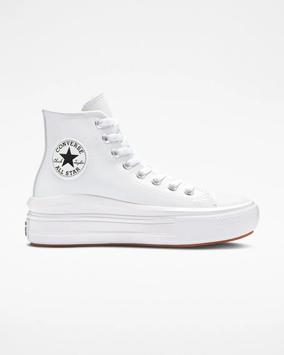 Converse Chuck Taylor All Star Move Platform Foundational Leather*Mujer Corte Alto