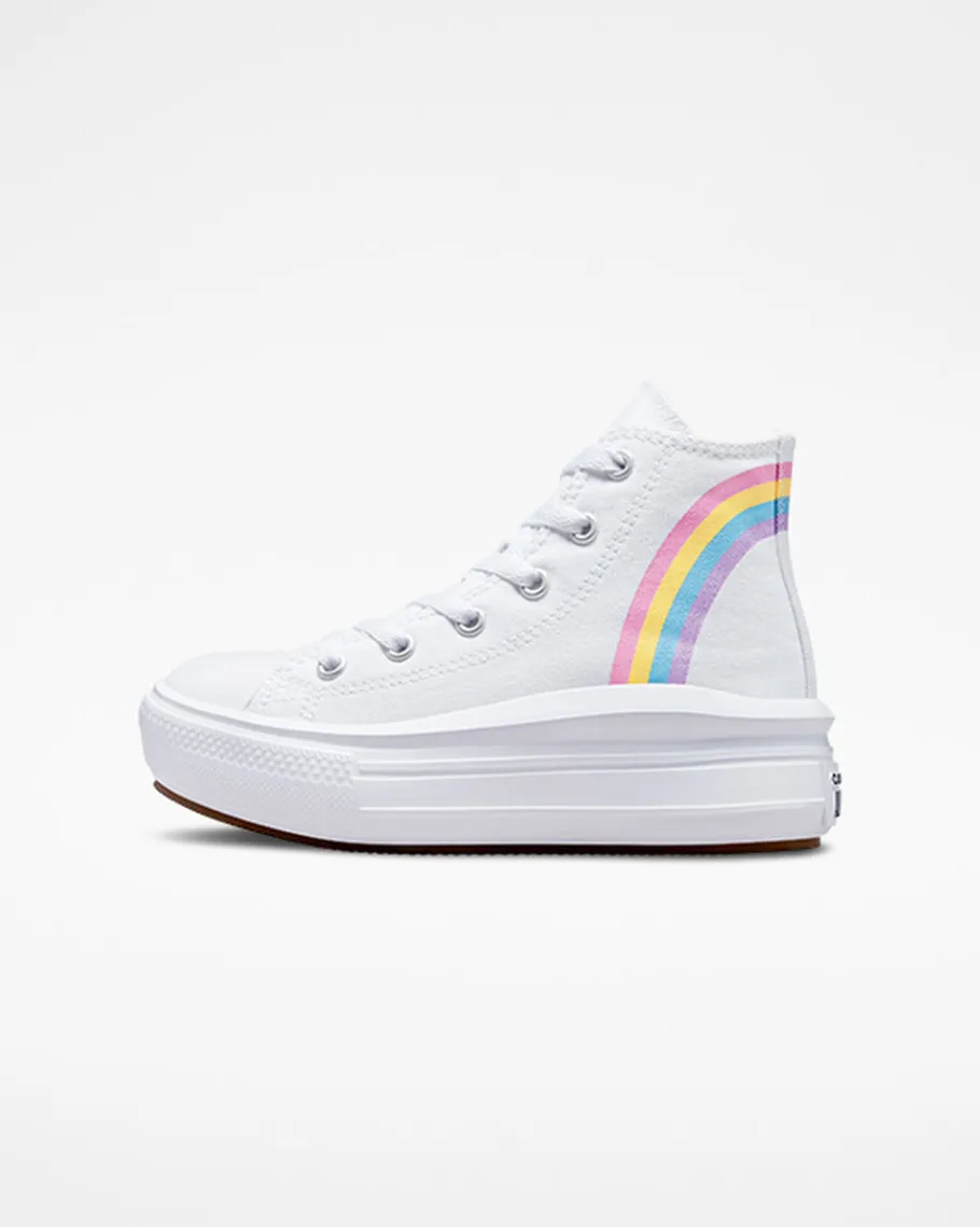 Converse Chuck Taylor All Star Move Platform Rainbow Cloud*Niños Niños (8-12 Años)