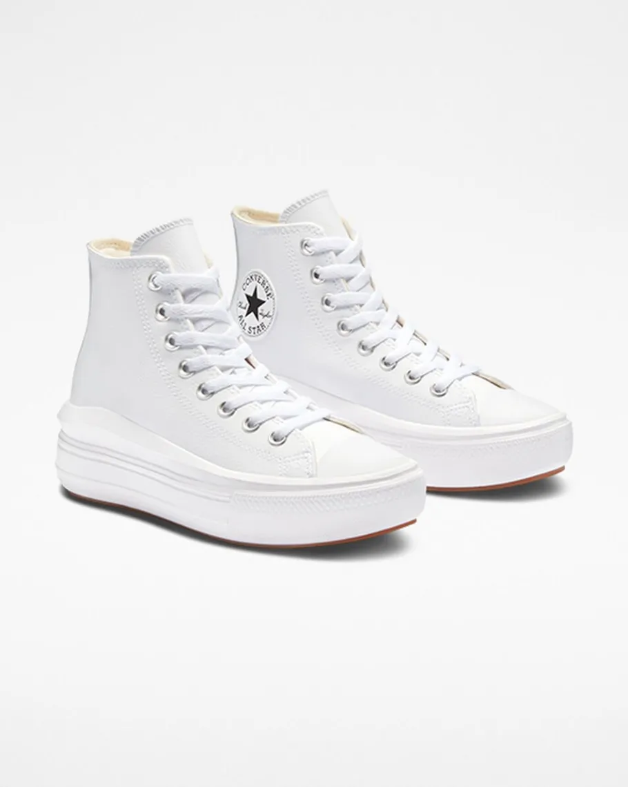 Converse Chuck Taylor All Star Move Platform Foundational Leather*Mujer Corte Alto