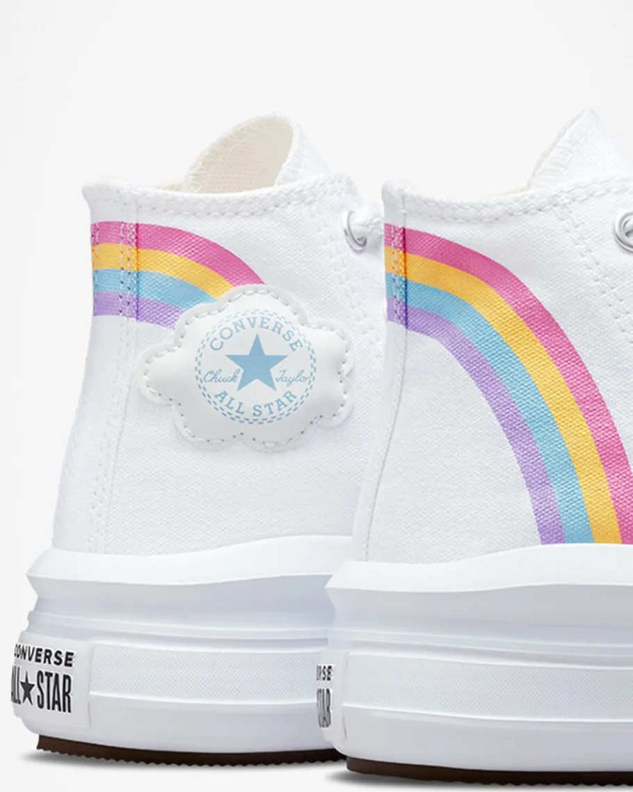 Converse Chuck Taylor All Star Move Platform Rainbow Cloud*Niños Niños (8-12 Años)