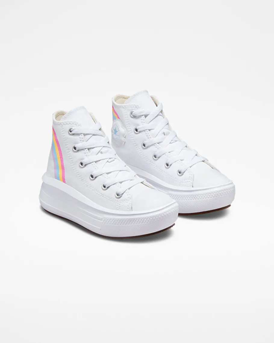 Converse Chuck Taylor All Star Move Platform Rainbow Cloud*Niños Niños (8-12 Años)