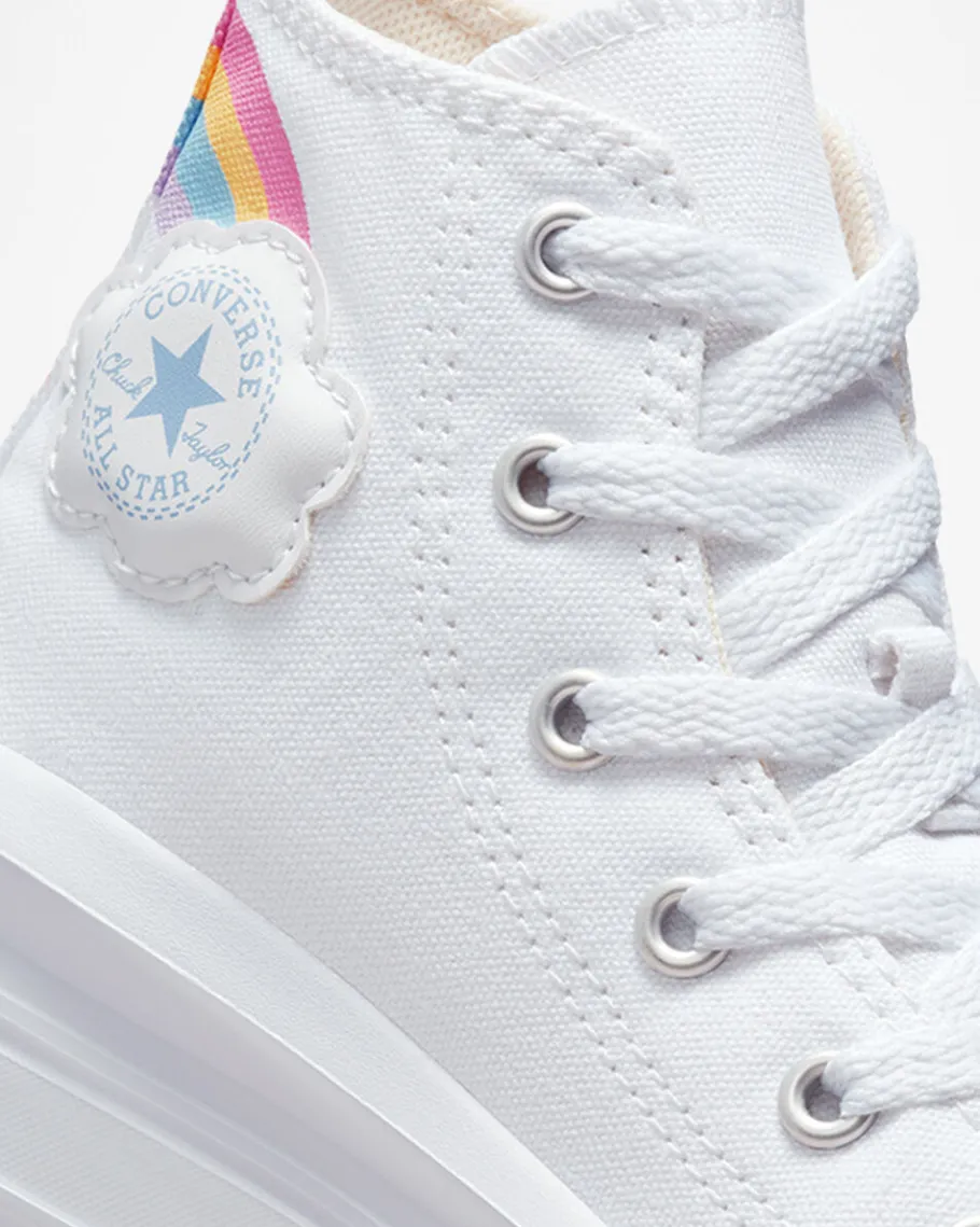 Converse Chuck Taylor All Star Move Platform Rainbow Cloud*Niños Niños (8-12 Años)