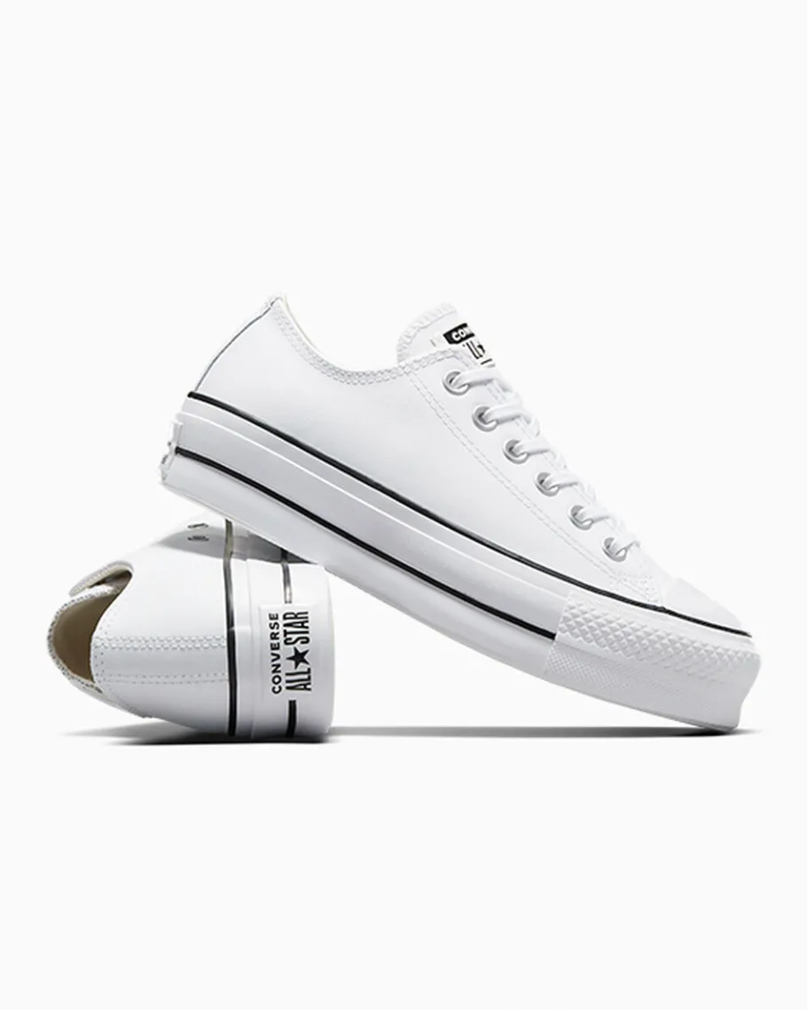Converse Chuck Taylor All Star Platform Clean Leather*Mujer Corte Bajo | Corte Bajo