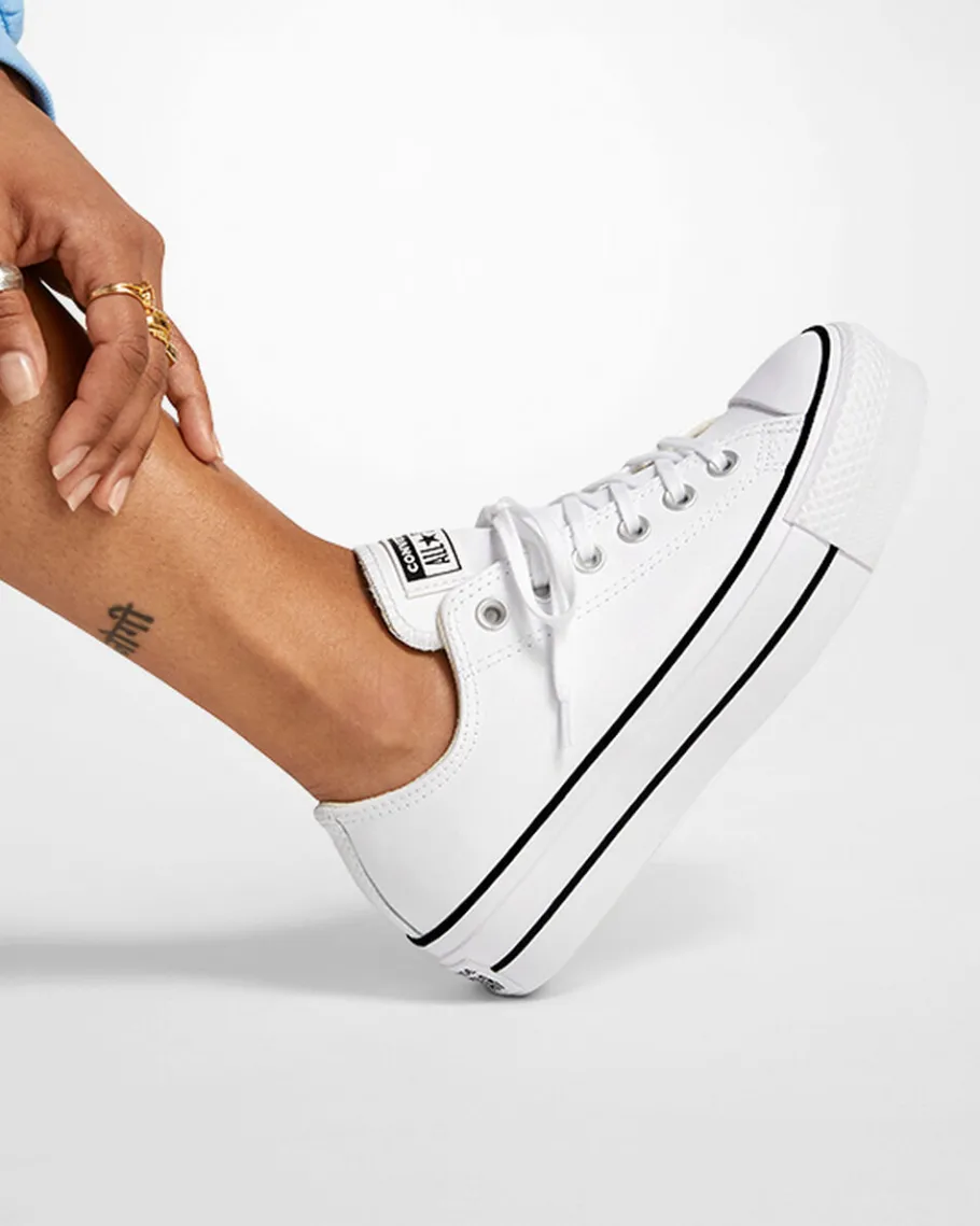 Converse Chuck Taylor All Star Platform Clean Leather*Mujer Corte Bajo | Corte Bajo