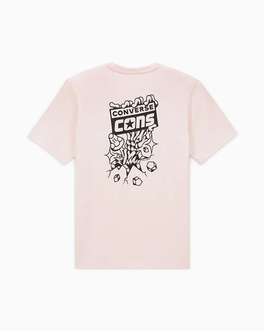 Converse CONS Skeleton Grip T-Shirt*Hombre Partes De Arriba Y Camisetas