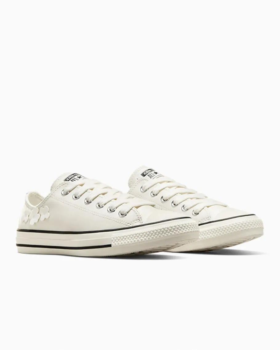 Converse Chuck Taylor All Star Leather 3D Flowers*Mujer Corte Bajo