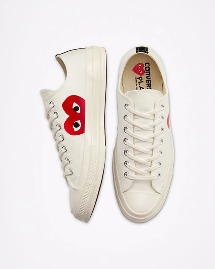Converse x Comme des Garçons PLAY Chuck 70*Mujer Corte Bajo | Corte Bajo