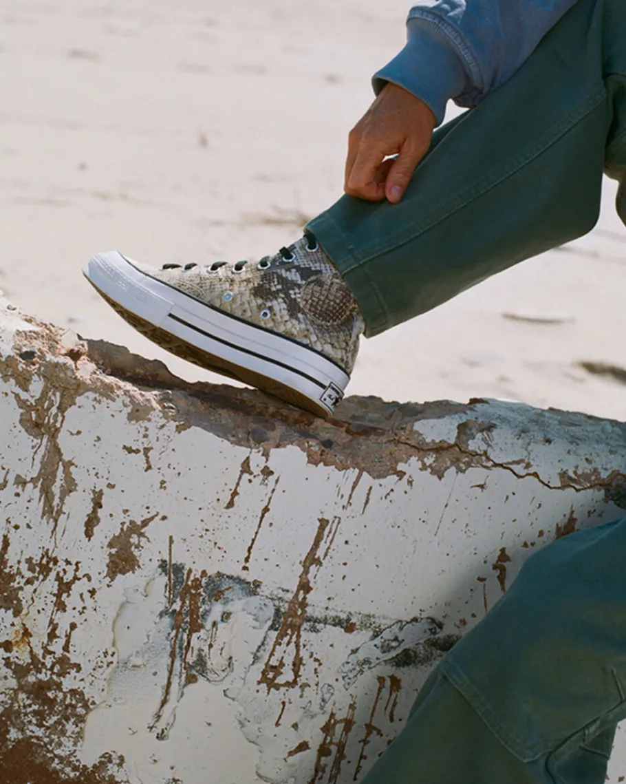 Converse x Stüssy Chuck 70 Snakeskin*Mujer Corte Alto