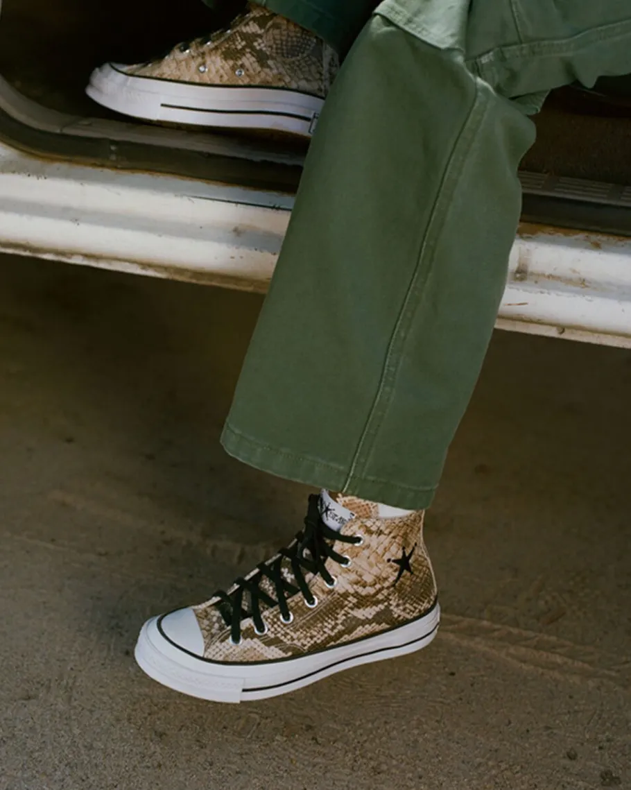 Converse x Stüssy Chuck 70 Snakeskin*Mujer Corte Alto