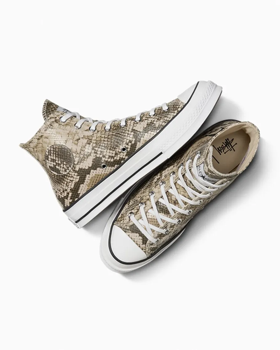 Converse x Stüssy Chuck 70 Snakeskin*Mujer Corte Alto