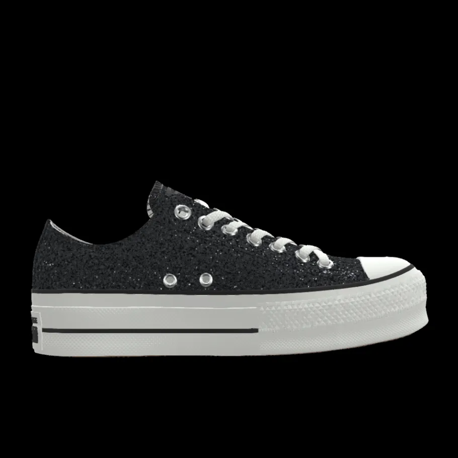 Converse Custom Chuck Taylor All Star Lift Platform Glitter By You*Mujer Corte Bajo | Plataformas