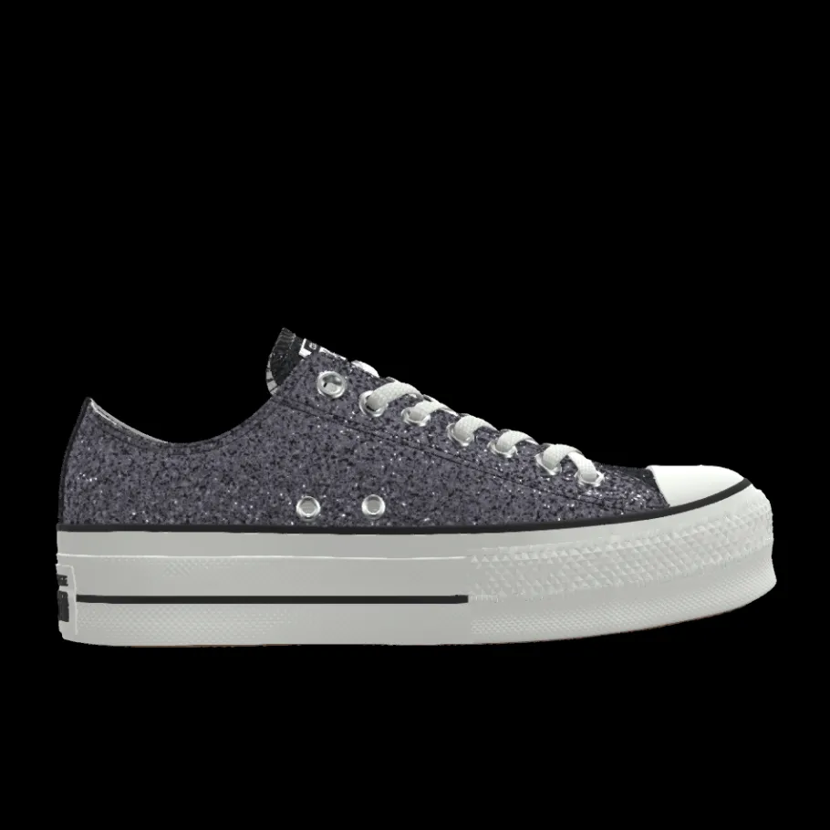 Converse Custom Chuck Taylor All Star Lift Platform Glitter By You*Mujer Corte Bajo | Plataformas