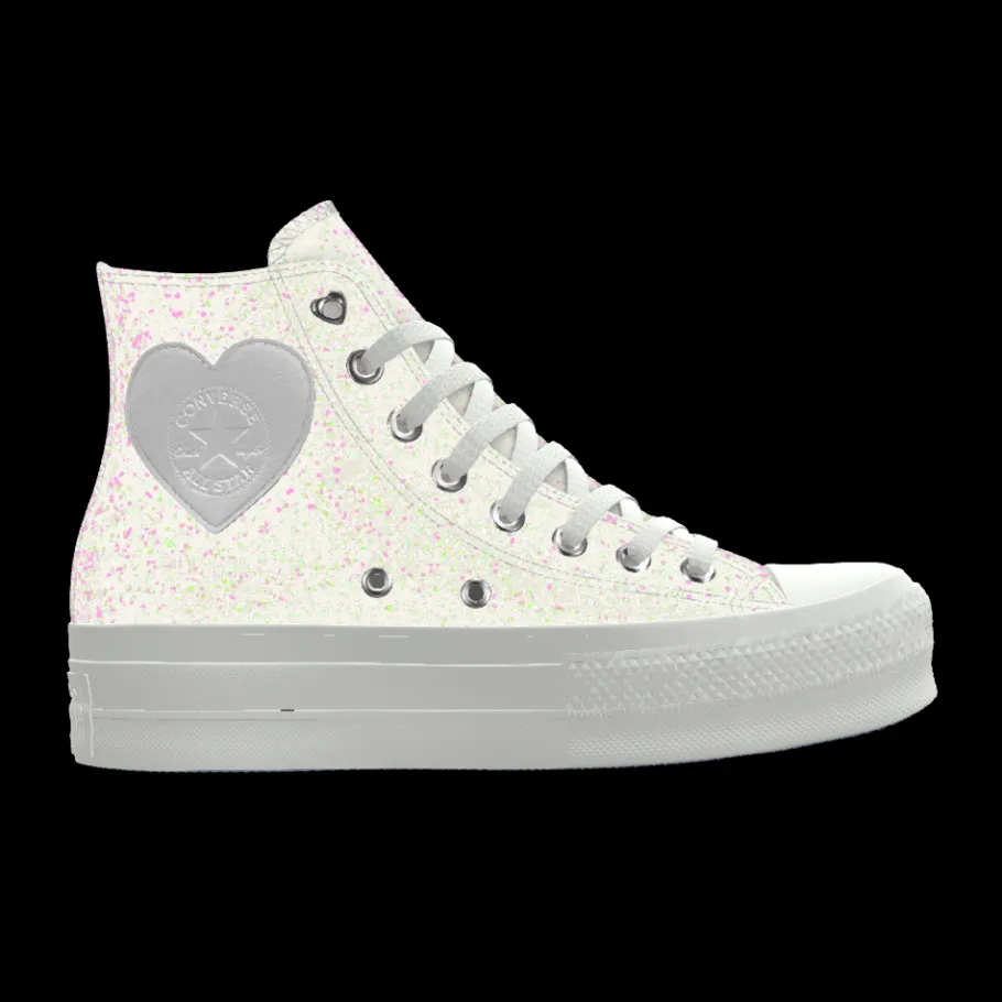 Converse Custom Chuck Taylor All Star Lift Platform Premium Wedding By You*Mujer Corte Bajo | Corte Alto