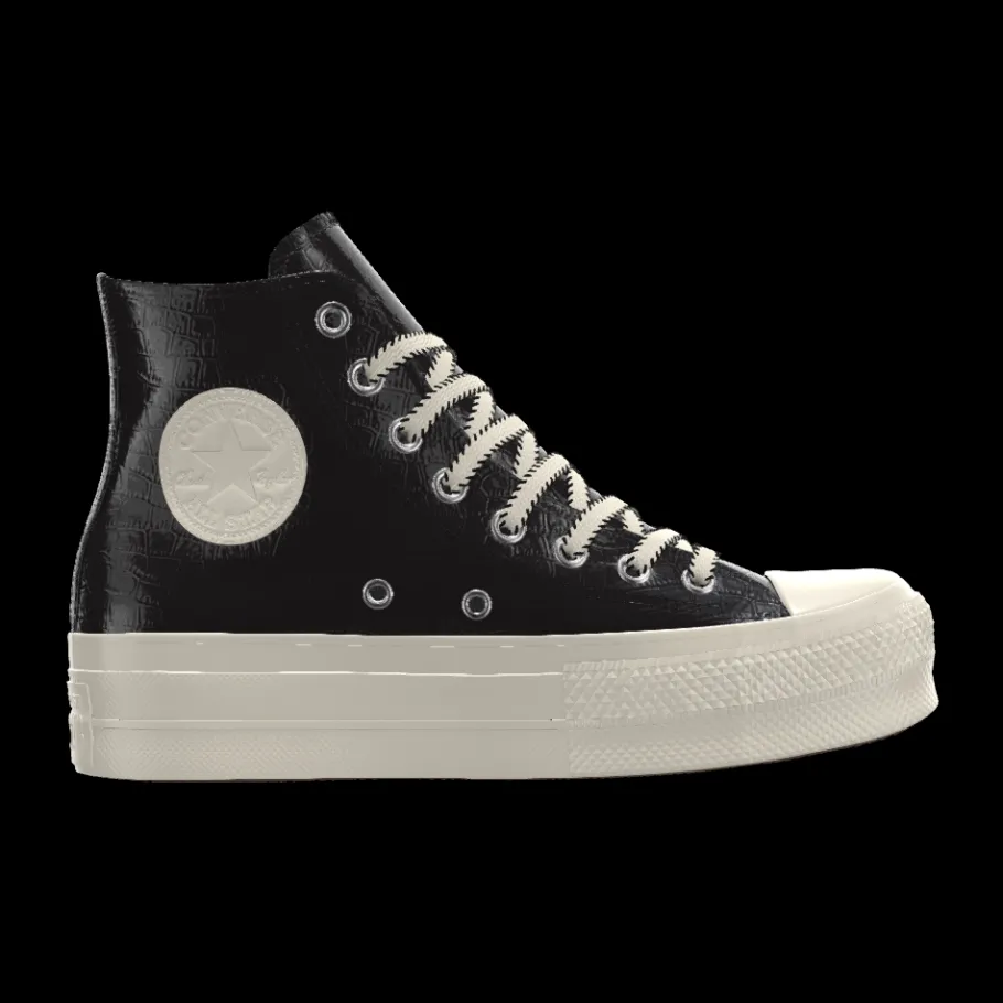 Converse Custom Chuck Taylor All Star Lift Platform Leather By You*Mujer Plataformas | Corte Alto
