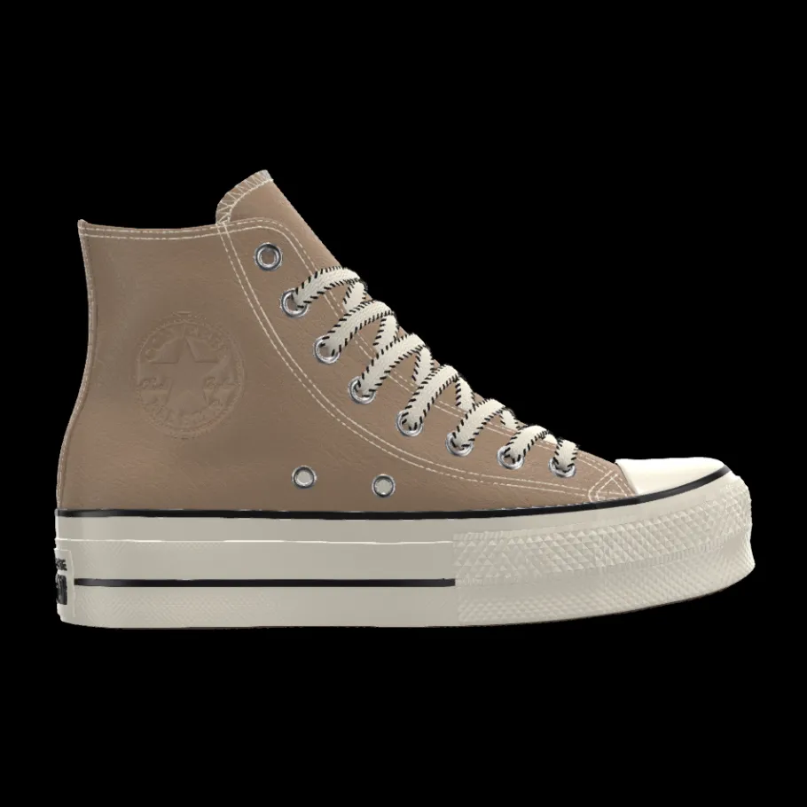 Converse Custom Chuck Taylor All Star Lift Platform Leather By You*Mujer Plataformas | Corte Alto