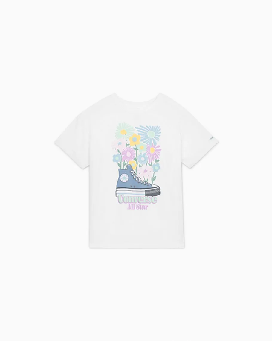 Converse Floral Chucks Loose T-Shirt*Niños Niña | Partes De Arriba Y Camisetas
