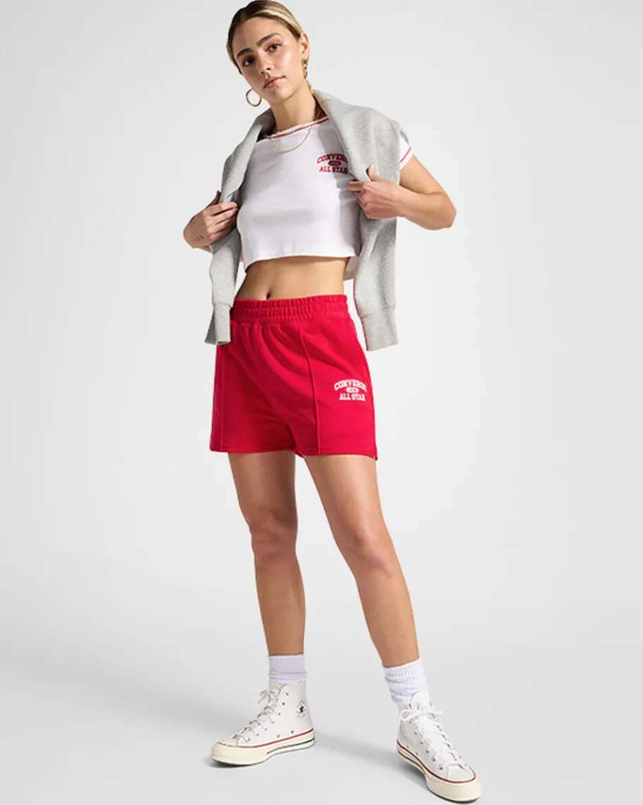 Converse French Terry Shorts*Mujer Pantalones Largos Y Cortos