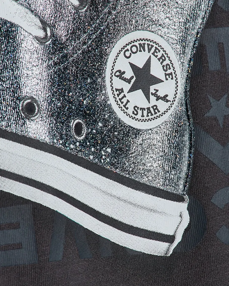 Converse Glitter Sneaker T-Shirt*Niños Partes De Arriba Y Camisetas