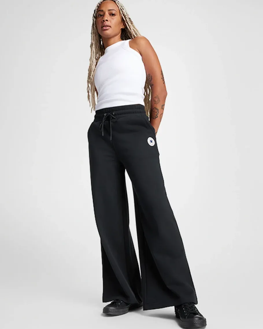 Converse Knit Wide Leg Pants*Mujer Pantalones Largos Y Cortos